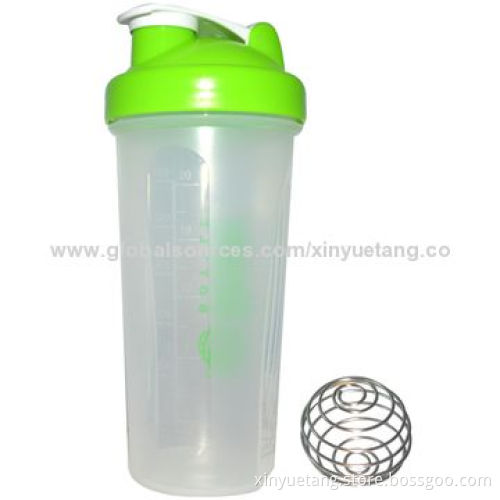 20oz 600mL Blender Bottles with Wire Whisk Blender Ball, Easy to Clean